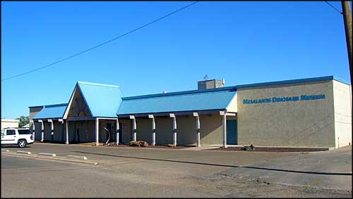 Mesalands Scenic Byway: View of the Mesalands Dinosaur Museum in Tucumcari Mesalands Dinosaur Museum in Tucumcari