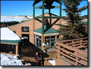 Angel Fire Ski Resort: A view of the base area The base area at Angel Fire Ski Resort