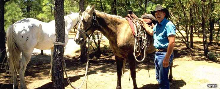 Manzano Mountains State Park: Ready for a ride? The eastern flanks of the Manzano Mountains are excellent for horseback riding