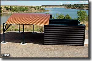 Clayton Lake State Park: A view of the astronomical observatory at the park The Clayton Lake Observatory