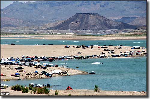 Elephant Butte Lake State Park on a 4th of July Weekend July 4th at Elephant Butte Lake State Park