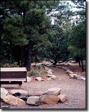 Manzano Mountains State Park: View of a hiking trail on the park One of the hiking trails at Manzano Mountains State Park