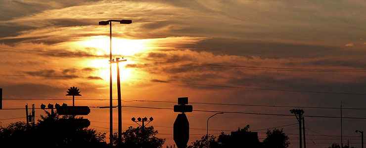 Sunset in Deming, New Mexico