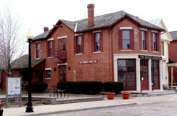 The Wright Cycle Shop in Dayton