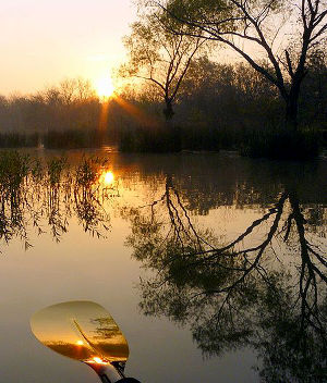 Paddling in Deep Fork National Wildlife Refuge