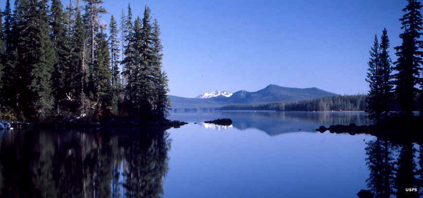 One of the other lakes in Waldo Lake Wilderness