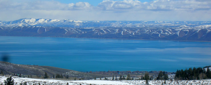 Bear Lake from the Bear Lake Overlook above Garden City