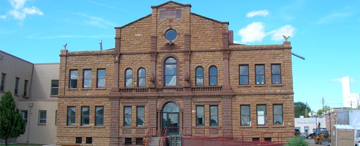Historic Guadalupe County Courthouse in Santa Rosa