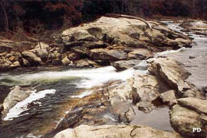 Bull Sluice Rapids on the Chattooga River