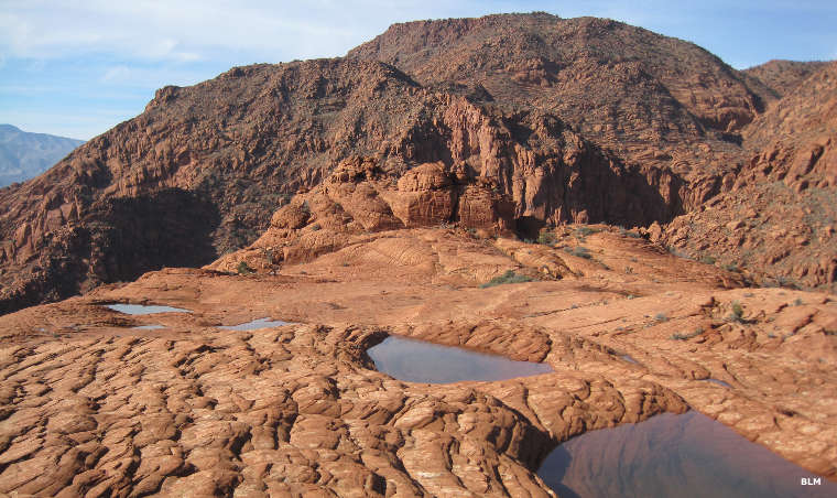 Goblin potholes in Red Mountain Wilderness