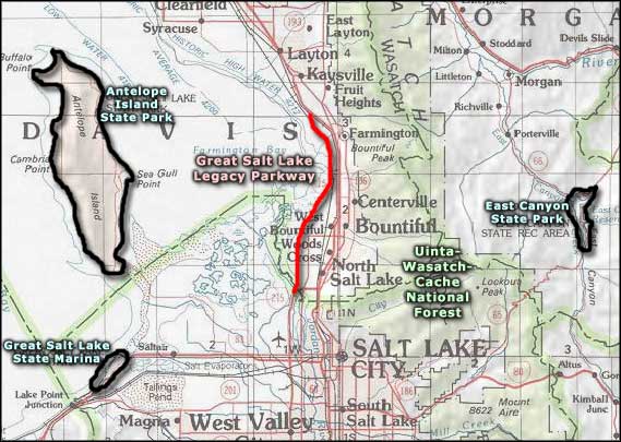 Legacy Parkway area map