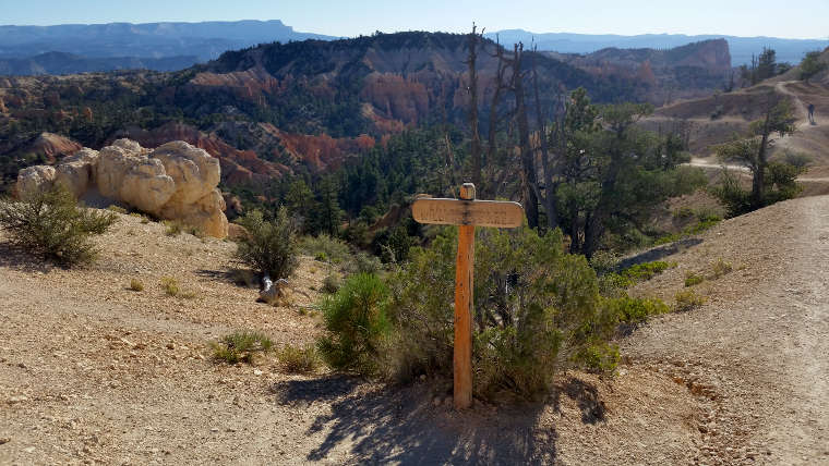 Entering Bryce Canyon Wilderness Area