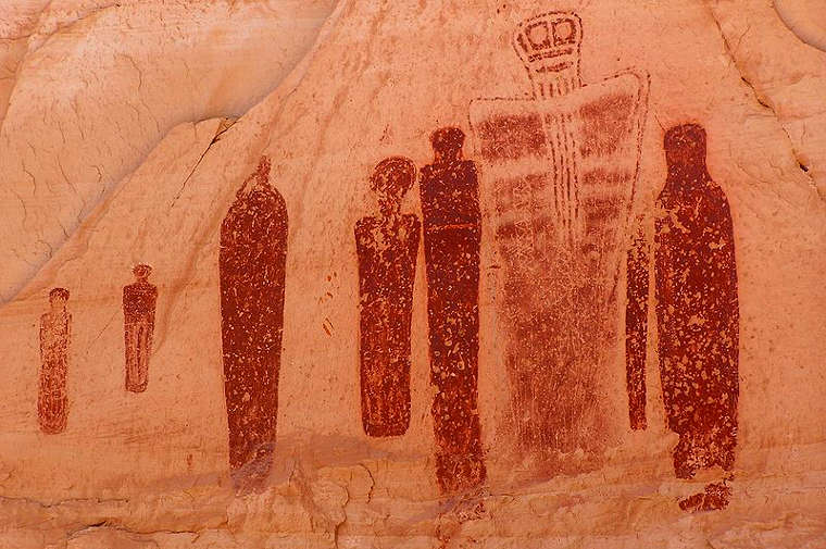 The Great Gallery in the Horseshoe Canyon Unit of Canyonlands National Park