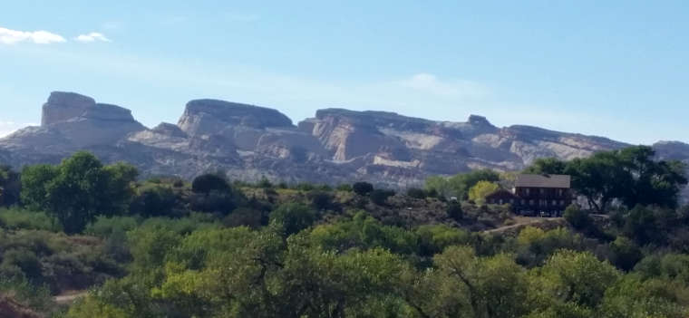 A view of the park skyline from Notom