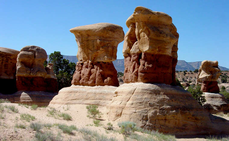 Hoodoos in Grand Staircase-Escalante National Monument Hoodoos in Grand Staircase-Escalante National Monument