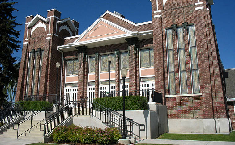 Garland, UT: The Garland LDS Tabernacle LDS Tabernacle in Garland, Utah