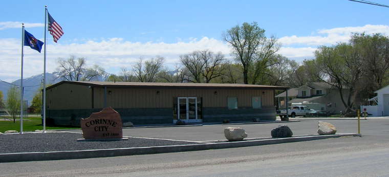 Corinne, UT: Town Hall Town Hall in Corinne, Utah