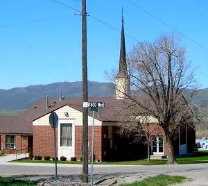 Howell, UT: The LDS church in town The LDS church in Howell