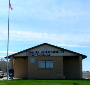 Snowville, UT: The Snowville Post Office Post Office in Snowville