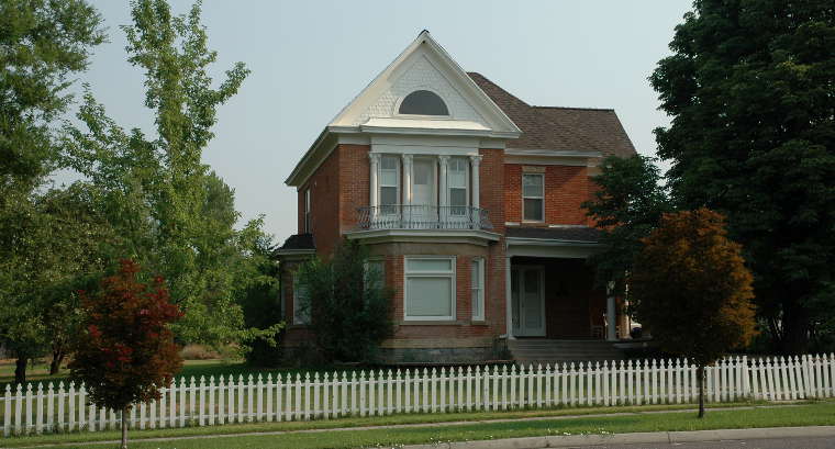 Hyde Park, UT: The historic John E. Lee house in Hyde Park The John E. Lee House, listed on the National Register of Historic Places