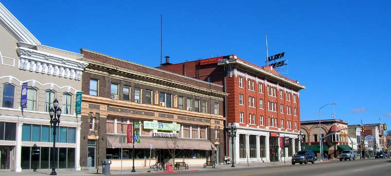 Logan, UT: In the historic downtown district In the historic district in downtown Logan