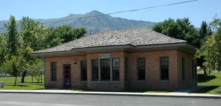 Mendon, UT: Mendon City Hall Former railroad station now city hall