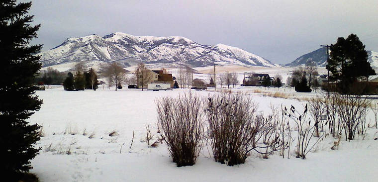 Paradise, UT: A winter view in town A winter view in Paradise