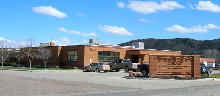 Duchesne, UT: The Duchesne County Library The county library in Duschesne