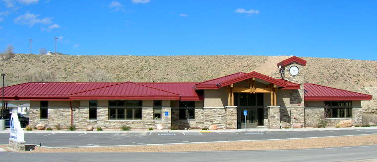 Duchesne, UT: The Duchesne Welcome Center on the Dinosaur Diamond Prehistoric Highway The Duchesne Welcome Center