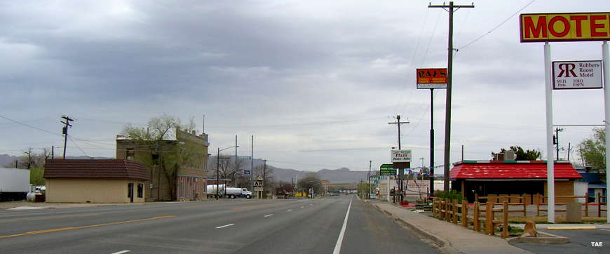 Green River, UT: A view in downtown Downtown Green River