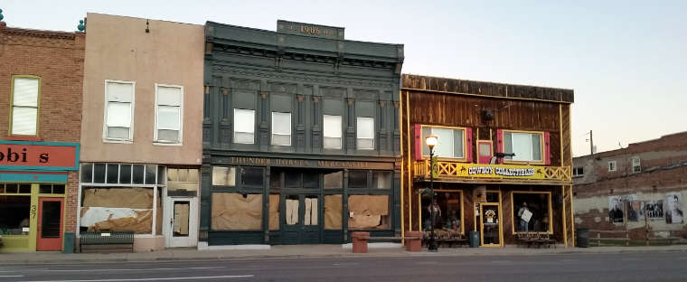 Panguitch, UT: A view in downtwn In downtown Panguitch