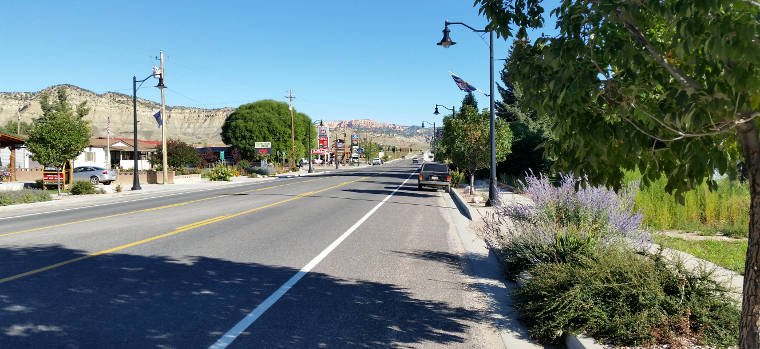 Tropic, UT: A view in downtown Downtown Tropic
