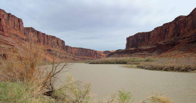 The Colorado River in Grand County, Utah The Colorado River in Grand County, Utah