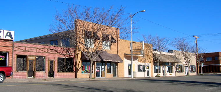 Monticello, UT: A view in downtown In downtown Monticello