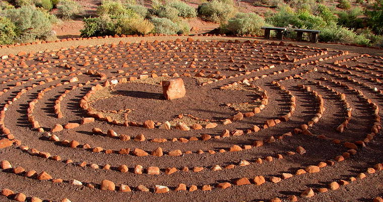 Ivins, UT: The Desert Rose Labyrinth The Desert Rose Labyrinth in Ivins