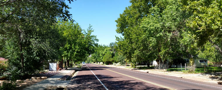 Springdale, UT: A view in Springdale Springdale, Utah