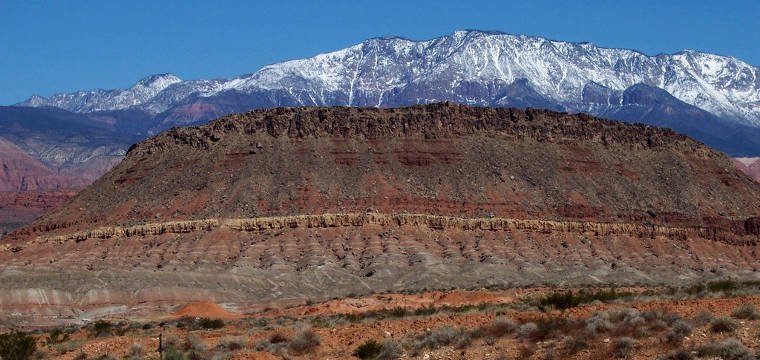 Washington, UT: A view to the north from Washington Looking north from Washington, Utah