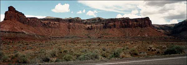 Panorama along the Indian Creek Corridor Scenic Byway