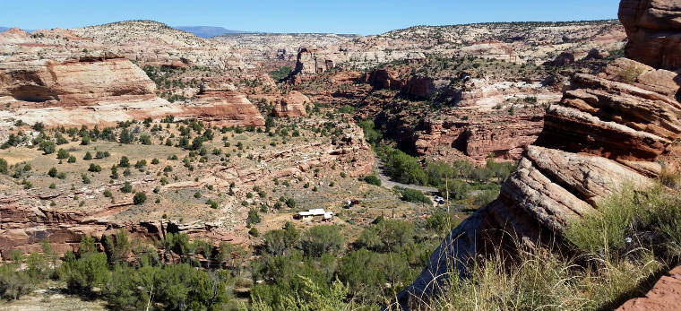 The Escalante River in the Boynton Overlook area