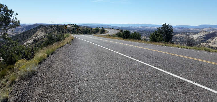 Along the famous Hogback