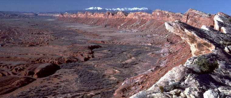 Comb Ridge rises above Comb Wash