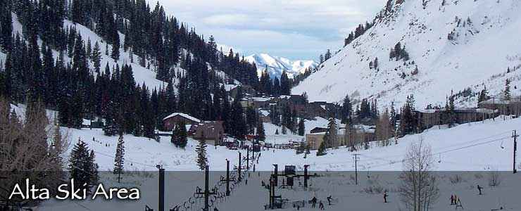 A view at Alta Ski Area Alta Ski Area