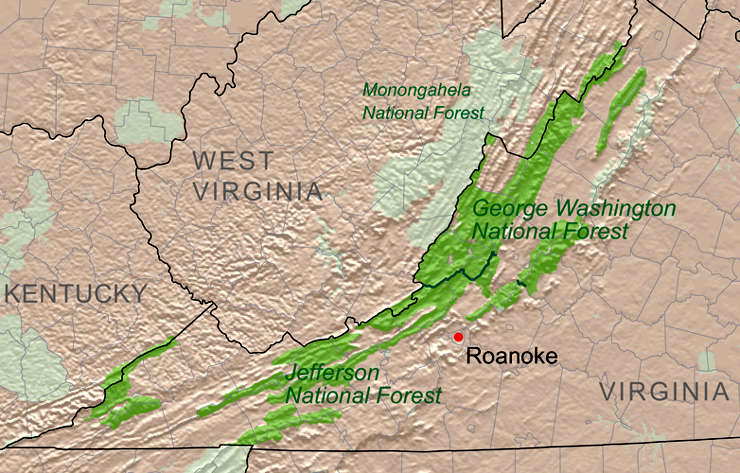 george washington forest map01