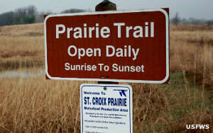 Sign marking St. Croix Wetland Management District