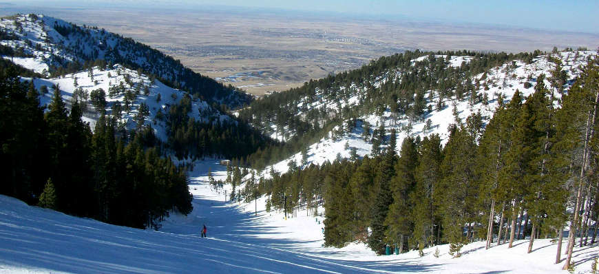 Hogadon Basin Ski Area A view downslope at Hogadon Basin Ski Area