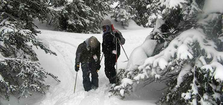 Grand Targhee Ski and Summer Resort: Deep in the snow Deep in the snow at Grand Targhee