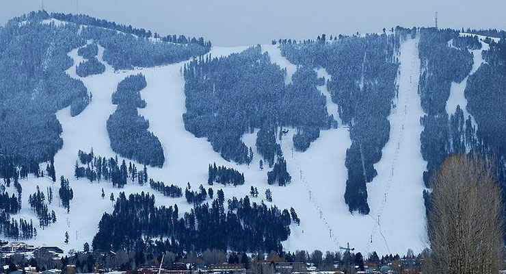 A view of Snow King Ski Resort Snow King Ski Area