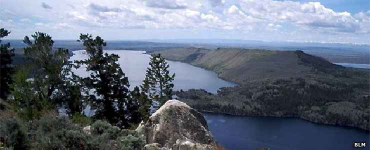 White Pine Ski Resort: A view of nearby Fremont Lake Fremont Lake from near White Pine Ski Resort