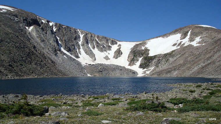 Lake Angeline in Cloud Peak Wilderness