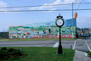 The town clock in Clio